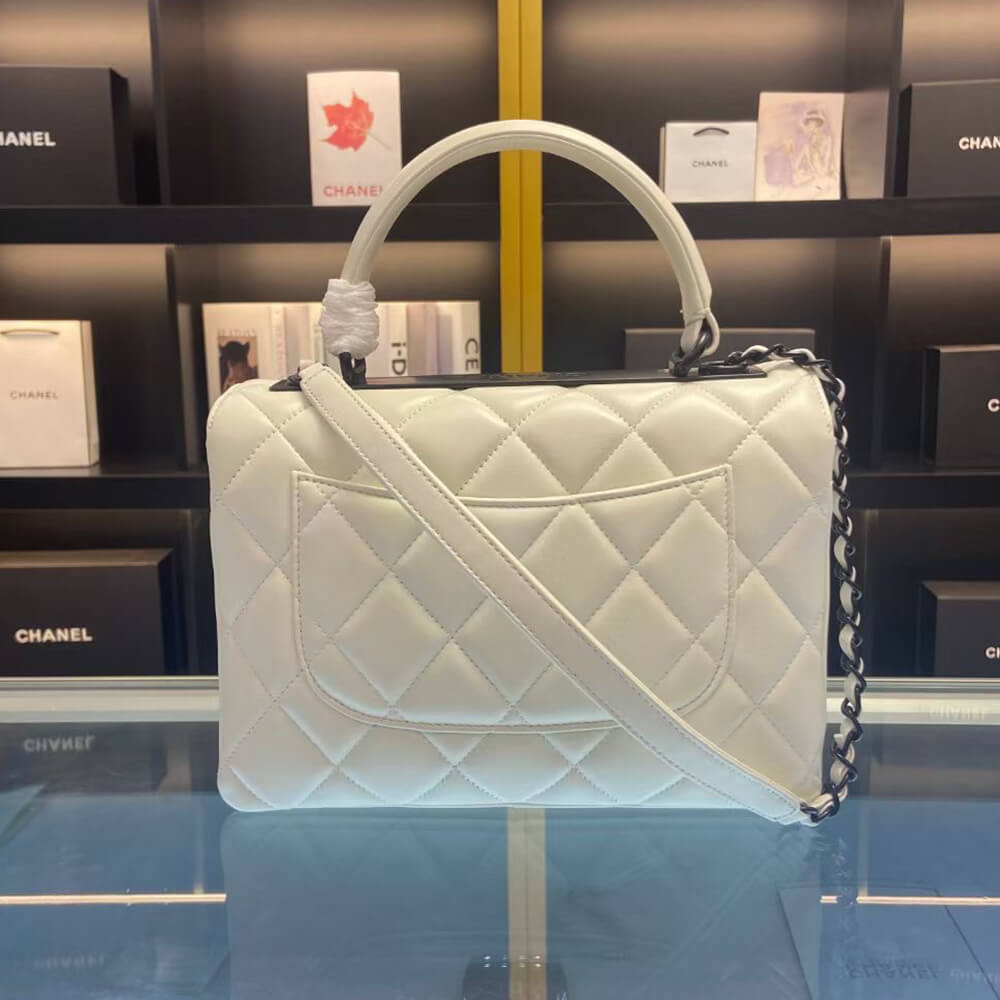 LARGE FLAP BAG WITH TOP HANDLE