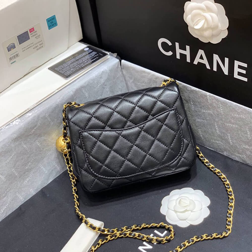 Ch*el pearl crush bag