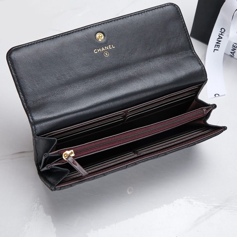 Ch*el classic long wallet