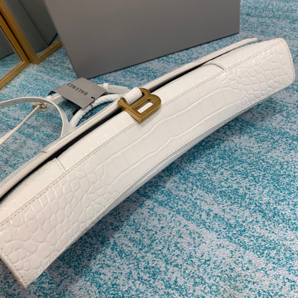 Ba*len*cia*ga  hourglass stretched top handle bag