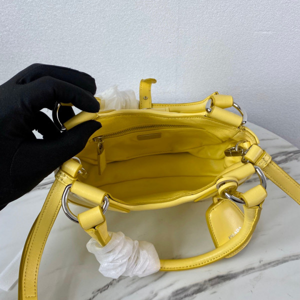 Pra*a moon padded nappa-leather bag