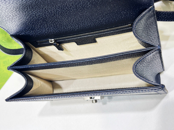 G*u*i ophidia small top handle bag with web