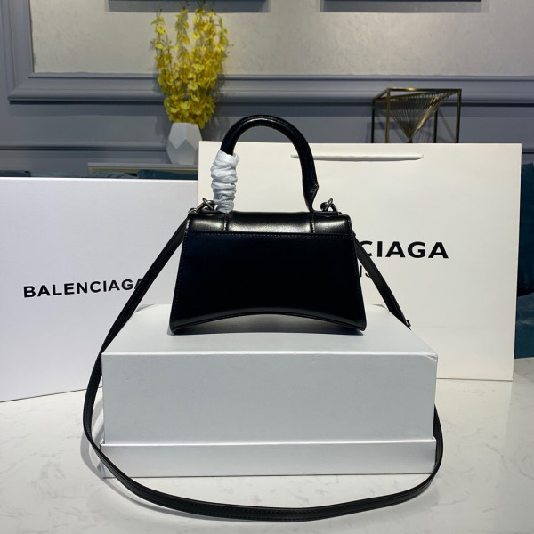 Ba*len*cia*ga hourglass xs top handle bag