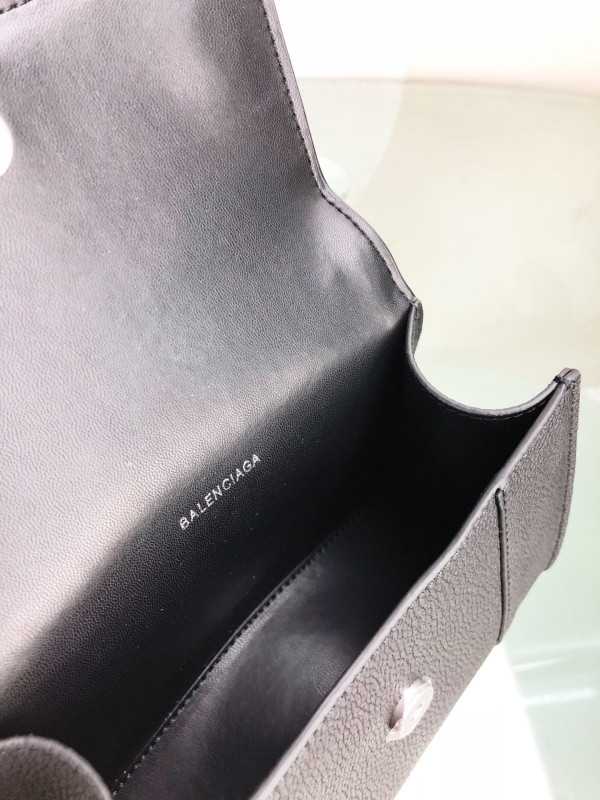 Ba*len*cia*ga hourglass xs top handle bag
