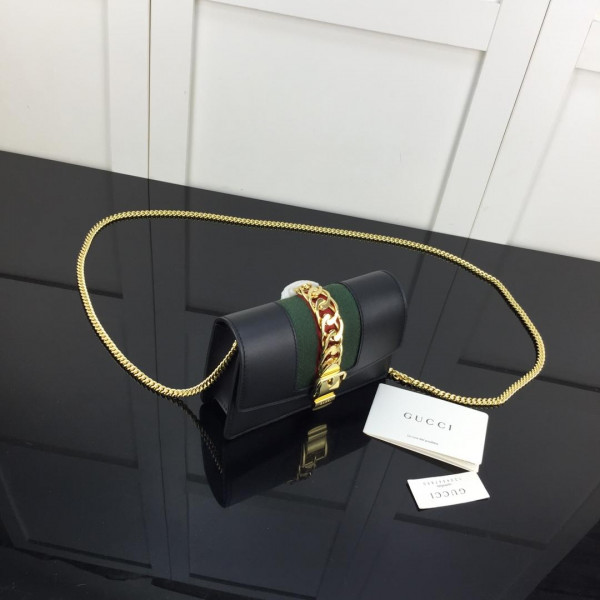 g*u*i sylvie leather S*per mini bag