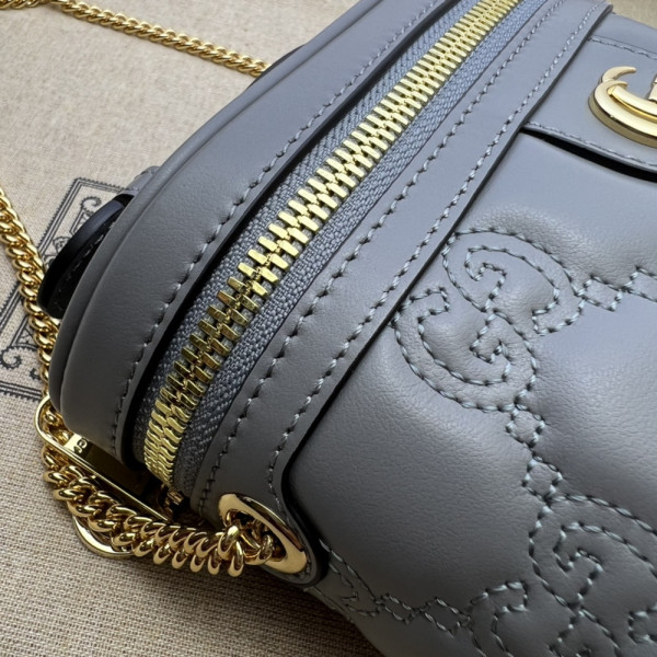 G*u*i gg matelassé top handle mini bag