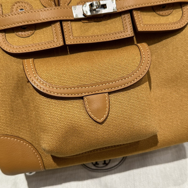 H**mes cargo birkin bag canvas and swift 25