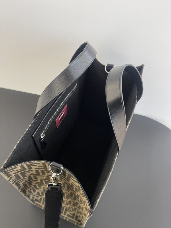 F**di ff jacquard shopper-41*35*19cm