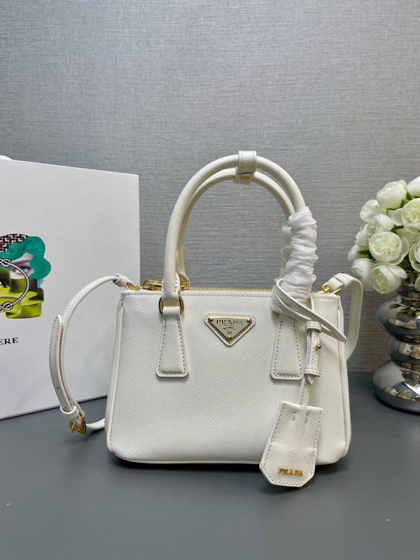 Pra*a galleria saffiano leather mini-bag