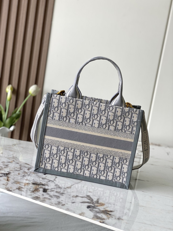SMALL DIRO BOOK TOTE GREY-26CM
